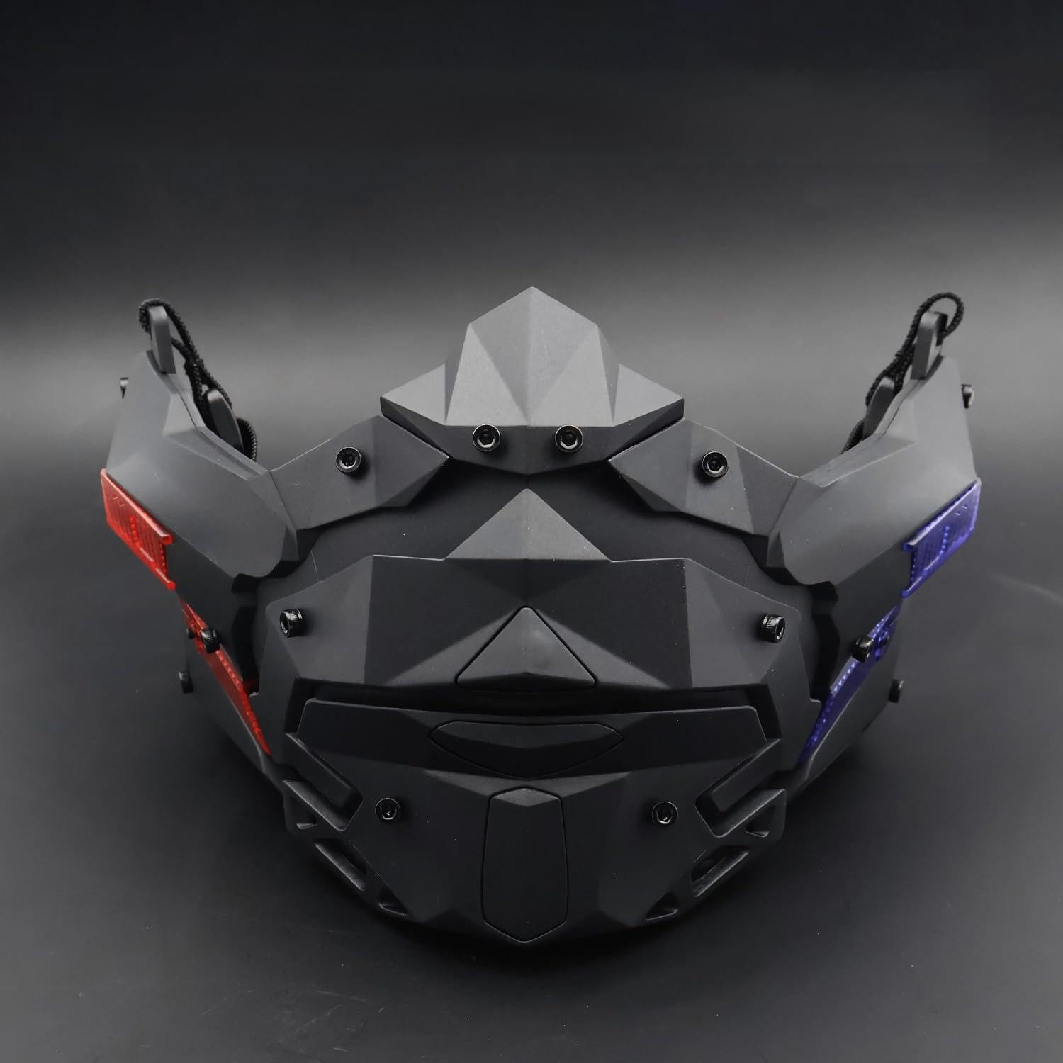 Zhongren CyberPunk Mask Costume Props Full Half Face Mask Tactcial Paintball Shooting for Adult Cosplay Halloween Holiday Party Music Festival