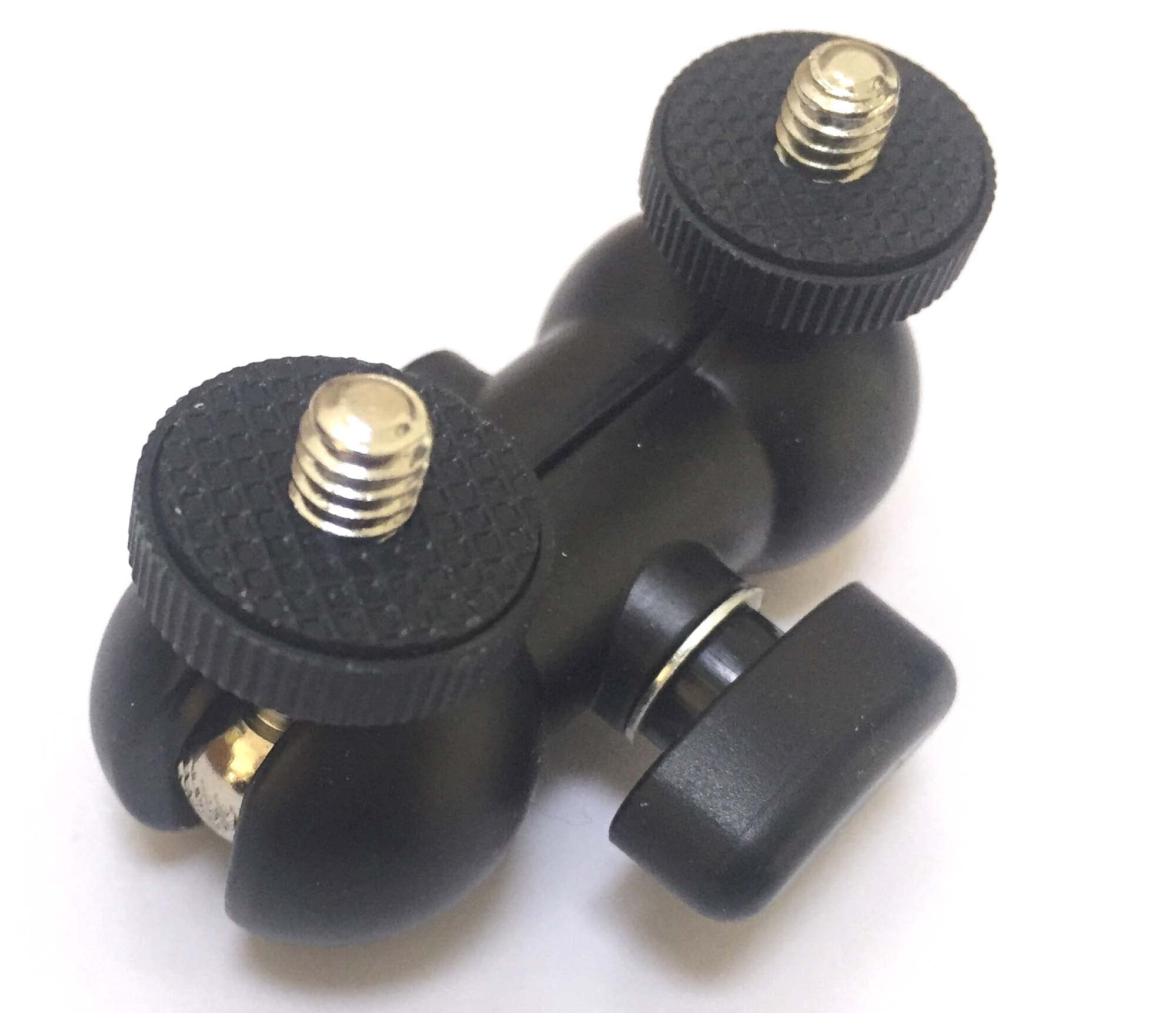 1x Video Camera Tripod Universal Support 1/4 Screw Adapter Magic Arm Crab Clamp Wall Fixator Platform Monitor-ing Bracket Strange Hand Hot Shoe Double Ball Clip Photograph Parts Accessories