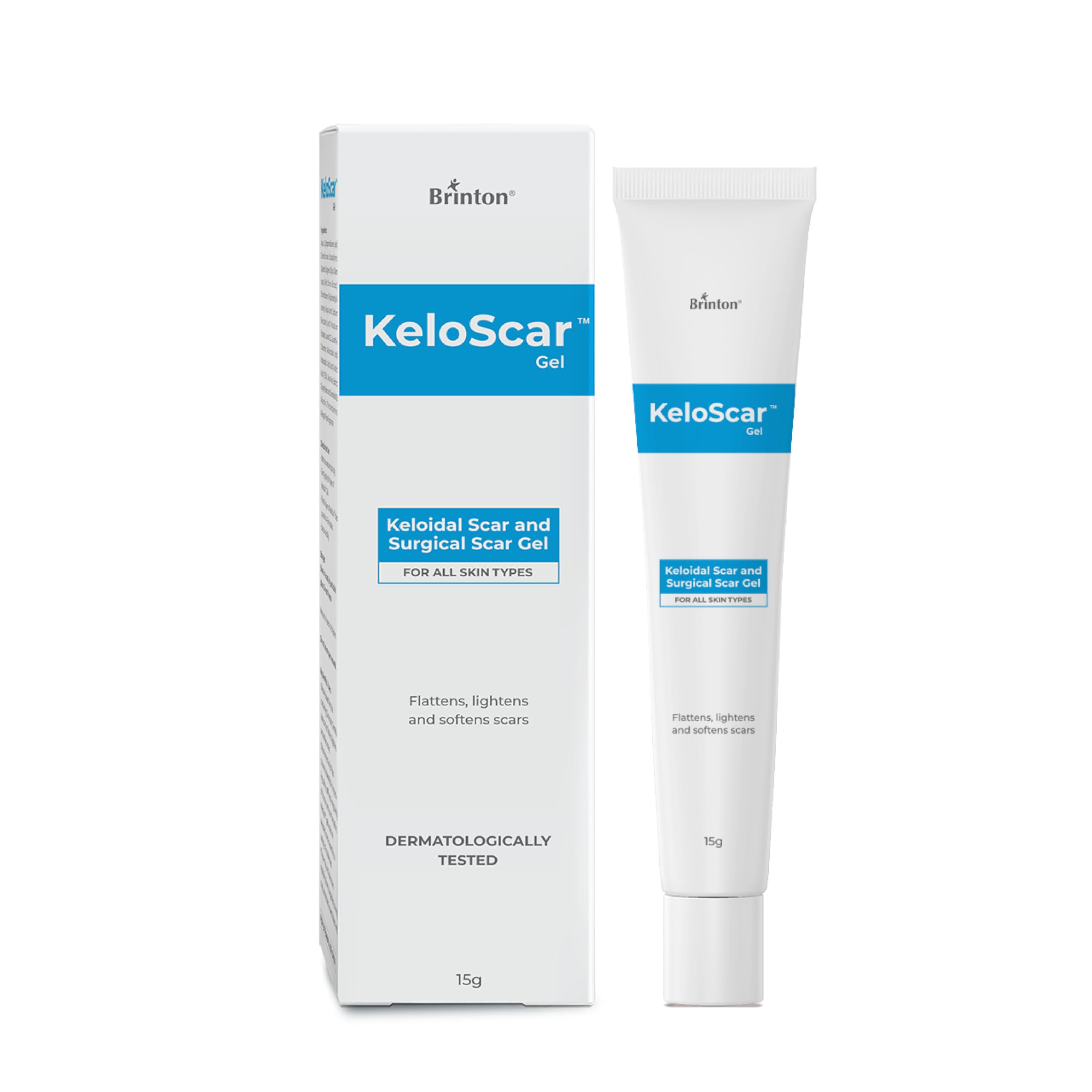Keloscar Gel | Surgical Scar Gel for All Skin Types | Lightens and Softens Scars | Dermatologically Tested | Protects Skin, Retains Skin's Moisture, Stimulates Skin Regeneration (15 g)