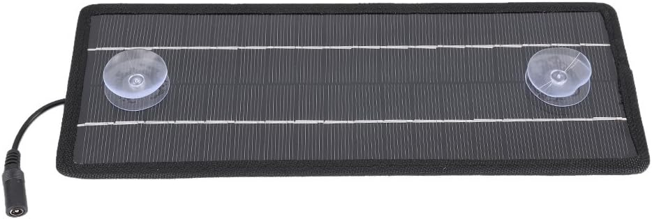 Fdit 12V 4.5W High Efficiency Portable Solar Panel Battery Trickle Charger with Suction Cup Cigarette Adapter Clips Backup for Car Motor Power - Image 4