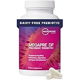 Microbiome Labs MegaPre DF - Dairy-Free Prebiotic Fiber Supplement - Gut Health Prebiotics for Women, Men & Kids 3+ - Support Microbial Diversity (180 Capsules)