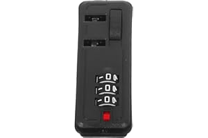 GALPADA Flush Mount Luggage Lock with 3-Digit Combination for Suitcases and Tool Boxes Compact Plastic