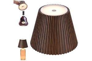 WILIT Wireless Bottle Lamp Shades, 3-Level Brightness Wine Bottle Lights for Liquor Bottles,Cordless Battery Operated Lamp for Living Room, Home Bar Decor, Gifts for Mom Women Men