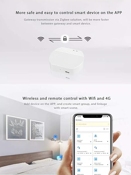 HiMei EWelink Smart Home Zigbee Puerta de enlace inalmbrica Smart HubGateway funciona con ZigBee Smart Home Gateway Smart Hub compatible con dispositivos Zigbee y SONOFF