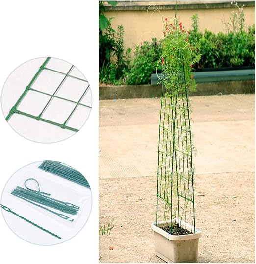 SOULOS Plantas Trepadoras Valla, Plastico Marco de Obstáculo ...
