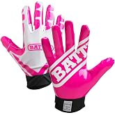 Battle Sports Ultra-Stick Wide Receiver Gloves, Adult | High-tack palm that sticks and protects, Premium quality for players who play hard, Comfortable fit and breathability