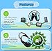 XTRONS® IR Wireless Dual Channels Infrared Stereo Cordless Headphones 2 Channels for Children with Built-in IR Transmitter
