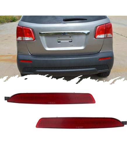 Lot 2 Caches Lampe Plaque Immatriculation Kia Sorento 2011-2013 - Blanc | Réf. 92510-2P000