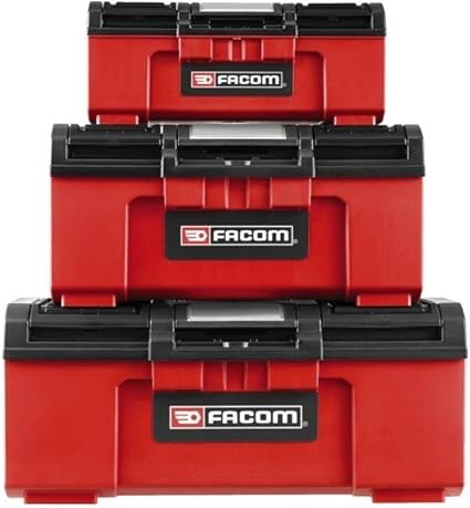 Facom BP.C16NPB – Caja de herramientas, plástico, 16 pulgadas, cierre automático: Amazon.es: Bricolaje y herramientas
