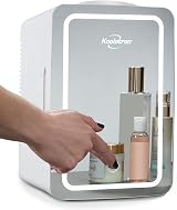 Koolatron 6L Cosmetic Mini Fridge with Dimmable LED Mirror White 12V 230V view 1