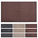 Indoor Doormat Front Door Mat Non Slip Rubber Backing Super Absorbent Mud and Snow Magic Inside Dirts Trapper Mats Front Door Rug Shoes Scraper Machine Washable - Coffee, 20
