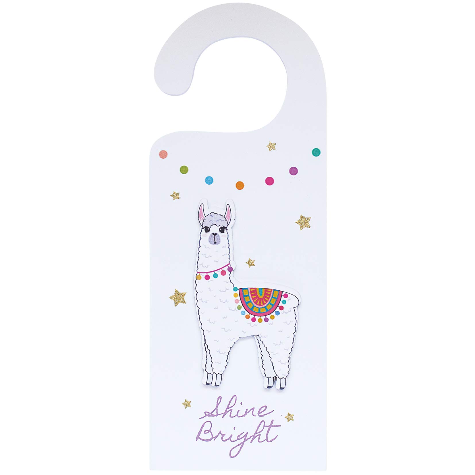 Arora 1968 Kids-Llama-Door Hanger, Multicolour, One Size