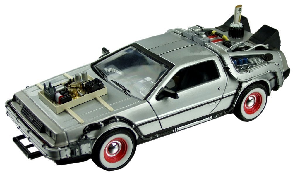 Welly Back To The Future 3 Delorean Time Machine 1/24 Scale