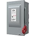 Siemens HNF361 30-Amp 3 Pole 600-volt 3 Wire Non-Fused Heavy Duty Safety Switches