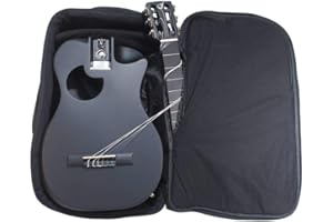Journey Instruments Carbon Fiber Travel Guitar – OC660M Traveling Acoustic-Electric Guitar with Collapsible Patented System – Portable Backpack Case (Classical)
