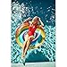 XFunino Pool Floats for Adults Pool Inflatables Large Size Swimming Ring 47'' Colorful Rainbow Thick Pool Rafts and Floats for Adults