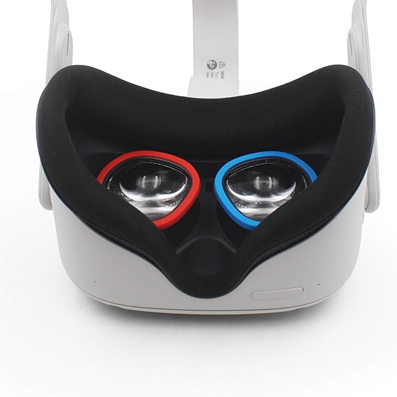 Amazon.com: AMVR Lens Anti-Scratch Ring Protecting Myopia Glasses from  Scratching VR Headset Lens Compatible for Oculus Quest, Quest 2, Rift S or  Oculus Go: Electronics
