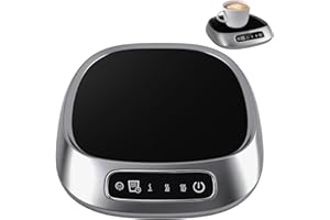 Coffee Mug Warmer, Rechargeable Cup Warmer, USB Charging Coffee Cup Warmers for Desk, Three Adjustable Electric Drink Cup Hea