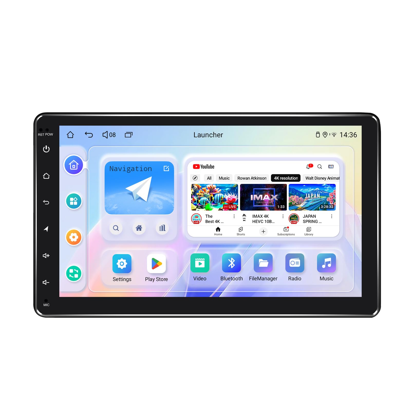 Photo 1 of JOYING Double Din Car Radio 9 inch Touch Screen Car Stereo Android 13 Head Unit 4GB+64GB with Android Auto, Carplay, Mirror Link, Bluetooth, Subwoofer Output, AM/FM(JY-UT139N4)