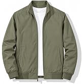 Windbreaker Jacket for Man Lightweight Casual Zip Up Fall Spring Outerwear
