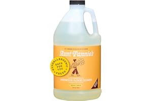 Aunt Fannie's Ultra Concentrated Hardwood Floor Cleaner, Vinegar-Free Plant Based Hardwood Floor Cleaner for Mopping, Bright 