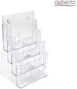 Deflecto 2 Pack A4 Portrait 4 Tier 4 Pocket Portfolio Multi-Pocket Display view 5
