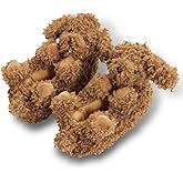 ooohyeah Funny Animal Hug Plush Slippers for Women, Novelty Cute Cozy Warm Slippers with Non-Slip Grips