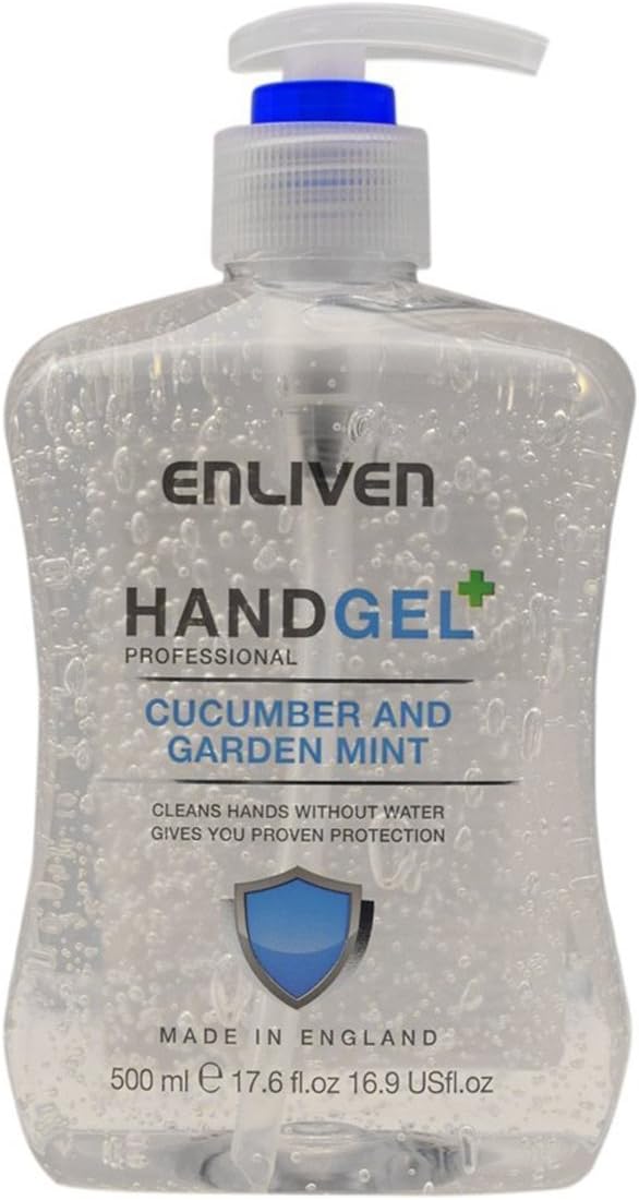 Enliven Hand Sanitizer Cucumber & Garden Mint 500ml Pack of 1