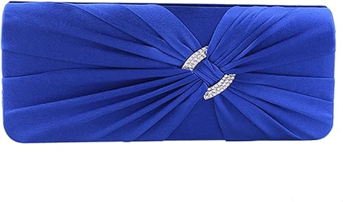 royal blue clutch bag and shoes