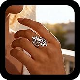 Xduargs Boho Leaf Wrap Open Ring Gold Olive Leaves Open Knuckle Rings Vintage Branch Leaves Finger Ring Adjustable Dairy Wear Rings Jewelry for Women