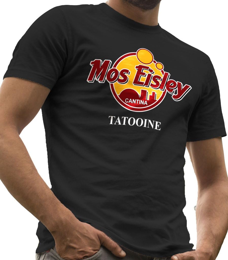 LeRage Shirts Mos Eisley Cantina Tatooine T-Shirt Men's Black Medium