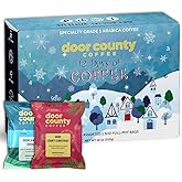 12 Days of Coffee - 2025 Christmas Advent Calendar - 12 Flavored Ground Full-Pot Bags - Unique Flavor Each Day