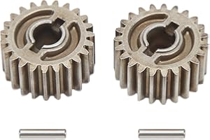 Pwshymi Steel Portal Drive Output Gear, High Strength Wear Resistant RC Car Portal Drive Output Gear Good Machining 2Pcs for 