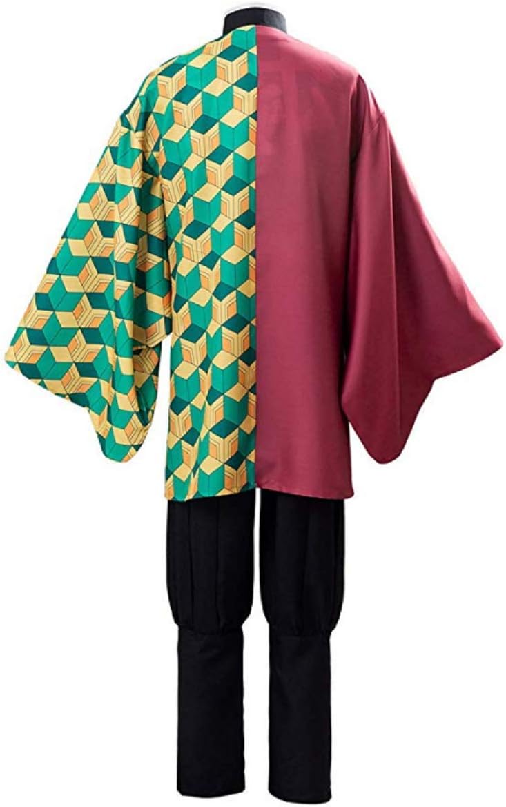 Demon Slayer Kamado Tanjirou Tomioka Giyuu Cosplay Costume Cloak Halloween Kimetsu no Yaiba Outfit Kimono