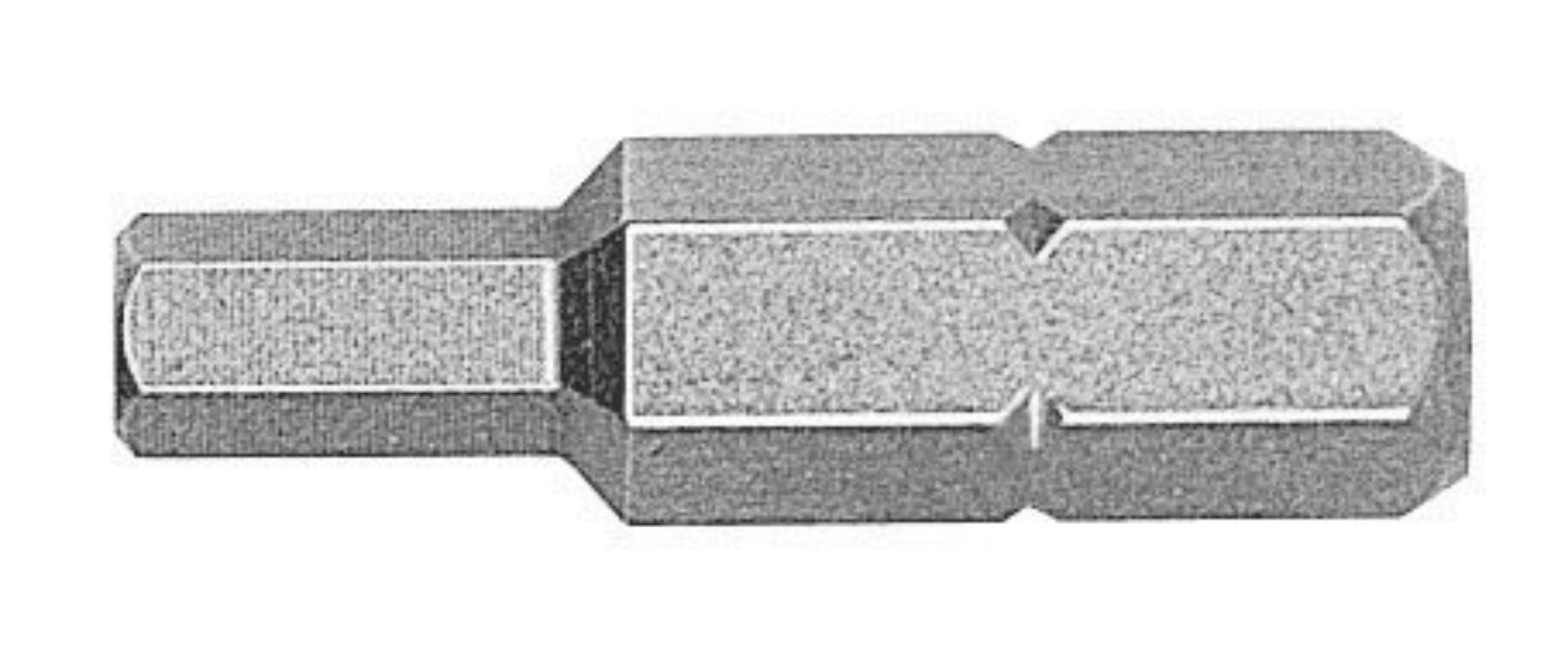 Witte 427080-confezione 10 Screwdriver Bits Hex, 1.5 x 25 mm, with Container