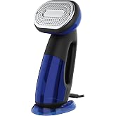 Conair 2-in-1 Handheld Steamer and Iron for Clothes, Turbo ExtremeSteam 1875W Garment Steamer and Clothing Iron,Black / Blue