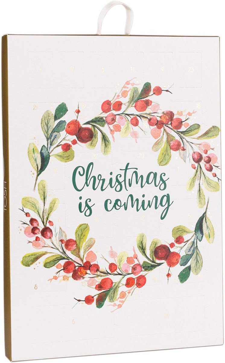 TOSH 1 pc. of Advent Calendar with 24 Elegant Jewelry Pieces (701-031)