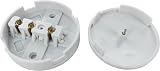 Merriway BH05733 Electrical Junction Box 30A 3-Terminal Screw Connector White view 3