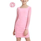 EXARUS Girls Formal Long Sleeve/Spaghetti Strap Dress Teen Party Dance Tween Juniors Tight Cute Bodycon Short Dresses