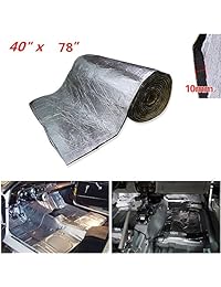 Shinehome alfombra con aislamiento del calor y silenciador del ruido del auto, 10mm 394mil