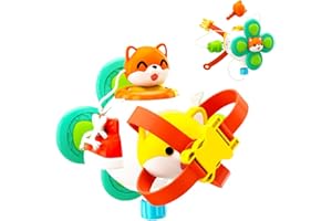 JRUXJWI Busy Cube Baby & Toddler Toys, Montessori Sensory Busy Board Travel Toys for Toddlers 2 3 Years Old, Educational Learning Fidget Toys 18-36 Month…