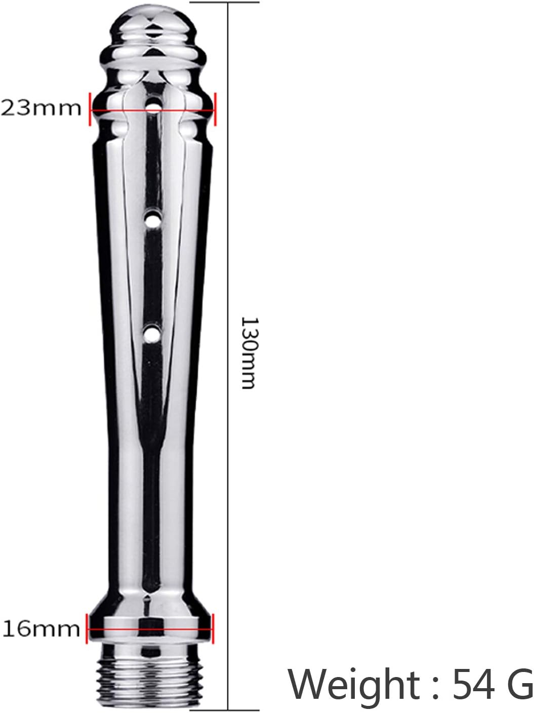 Enema Cleaning Shower Metal Shower Head-Pregnant Women Handheld Bidet 59 inch Shower Hose (Large), Metallic Silver - Image 3