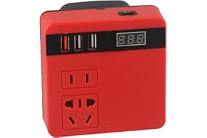 120W Lithium Battery Inverter 21V to 220V AC with Dual USB Output for DW/MWK Models, Portable Power Supply for Outdoor Use(B)