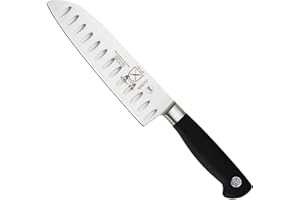 Mercer Culinary 7-Inch Forged Santoku Knife with Granton Edge
