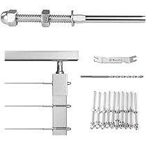 CKE Adjustable Angle Cable Railing Swage Threaded Stud Tensioner CR203-600 - View #3