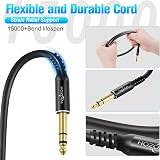 Twozoh XLR to 1/4 Inch TRS Cable 0.3M Balanced XLR Male to 6.35mm Plug view 5