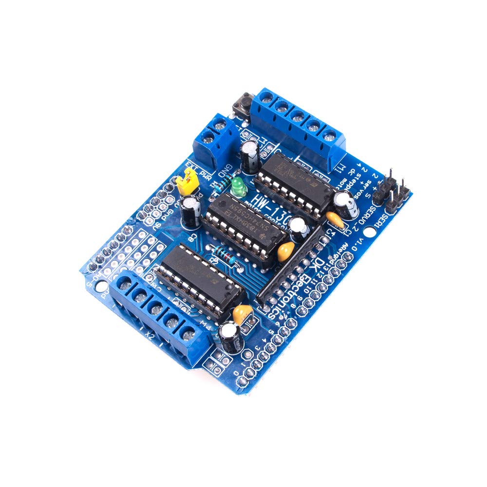 ANGEEK L293D Motor Driver Shield Stepper Motor Driver for Arduino Duemilanove Mega UNO R3 AVR ATMEL