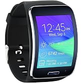 Ybludiy Bands Compatible with Samsung Galaxy Gear S Sm-R750 Watch Band Wrist Strap,Samsung Galaxy Gear S R750 Smart Watch Replacement Wristband Bracelet with Buckle