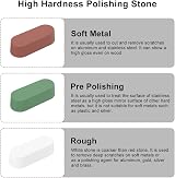 Ghopy 4 Pack Buffing Polishing Wheel Kit 4 Inch with Rouge Compound 1/4 inch view 2