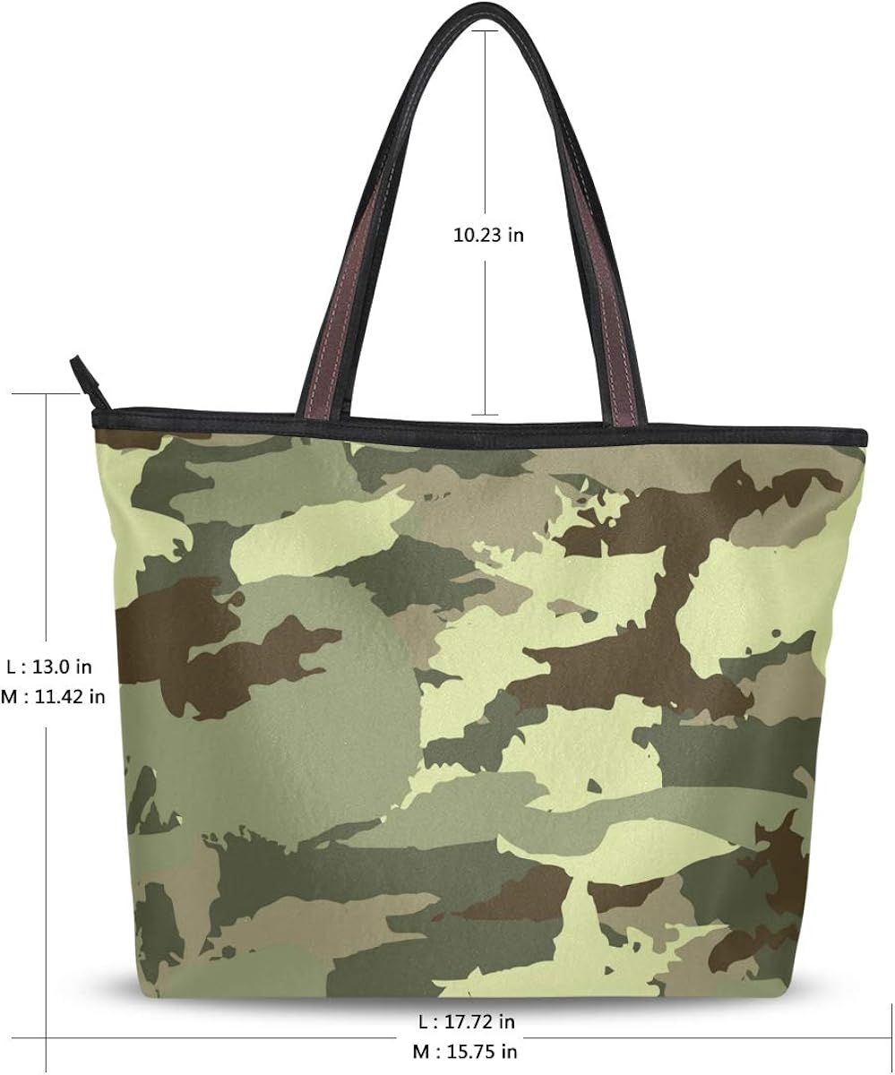 camo beach bag